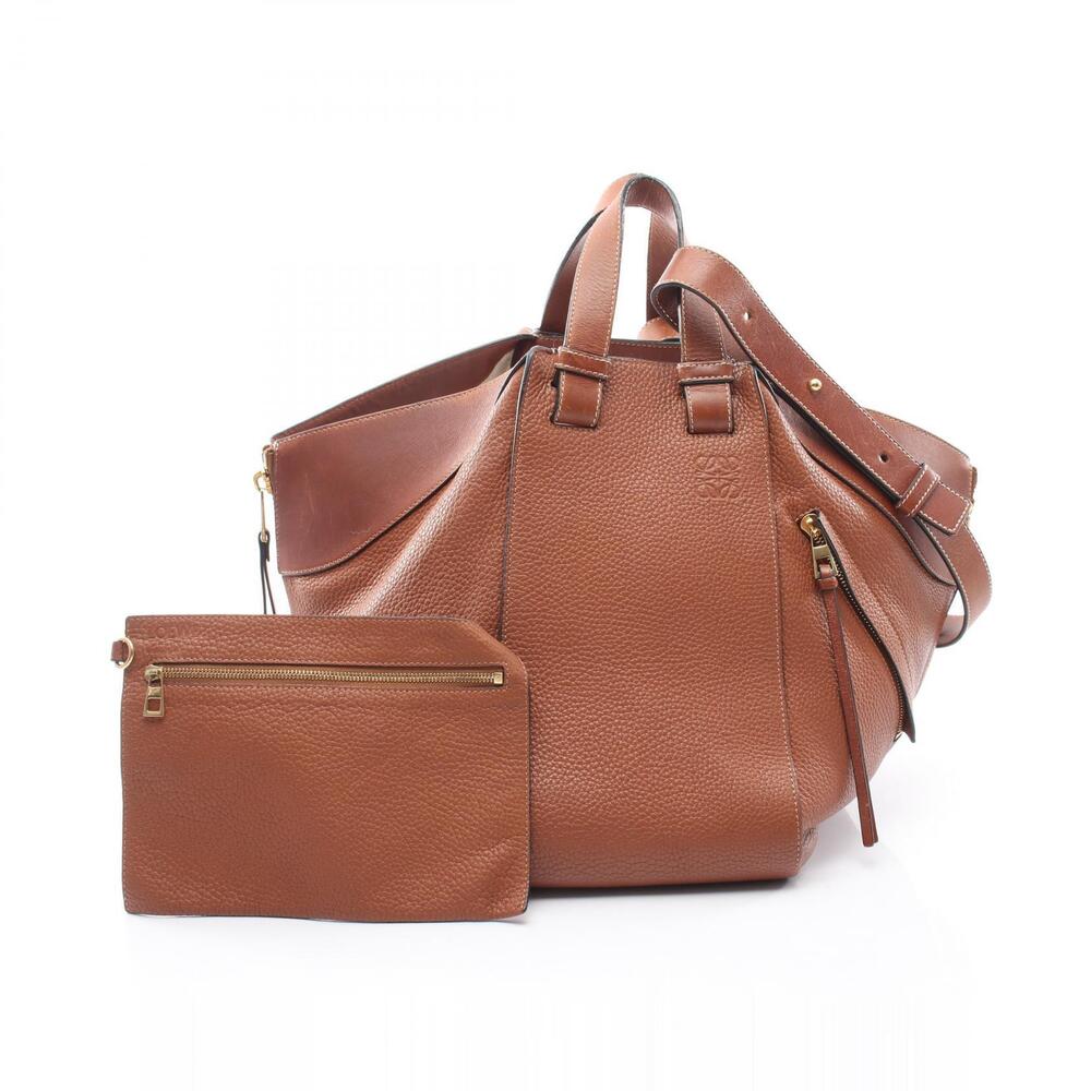 Loewe Hammock Handbag Leather Brown